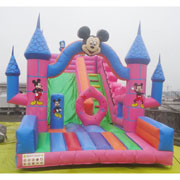 Mickey Minnie mouse inflatable slide